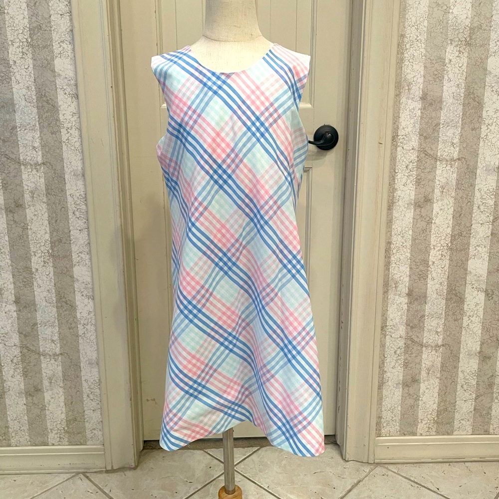 The Beaufort Bonnet Company Pink and Blue Plaid Dress